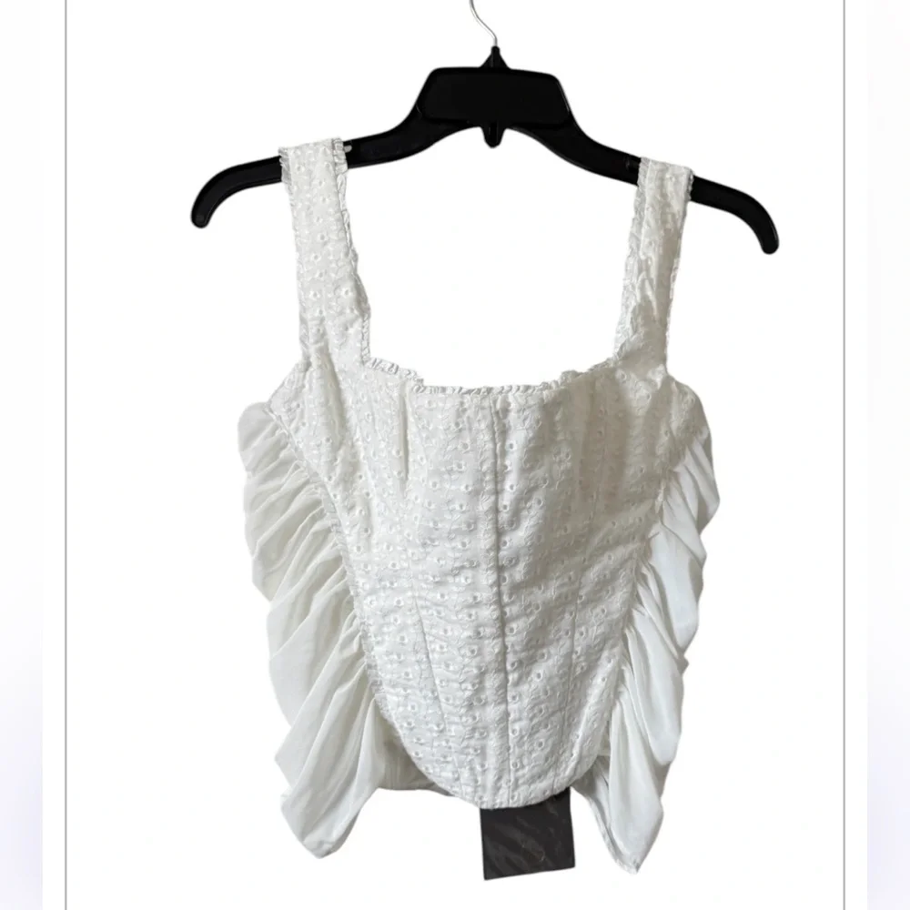 HOUSE OF CB Catalina Eyelet Corset Top - Picture 5 of 8